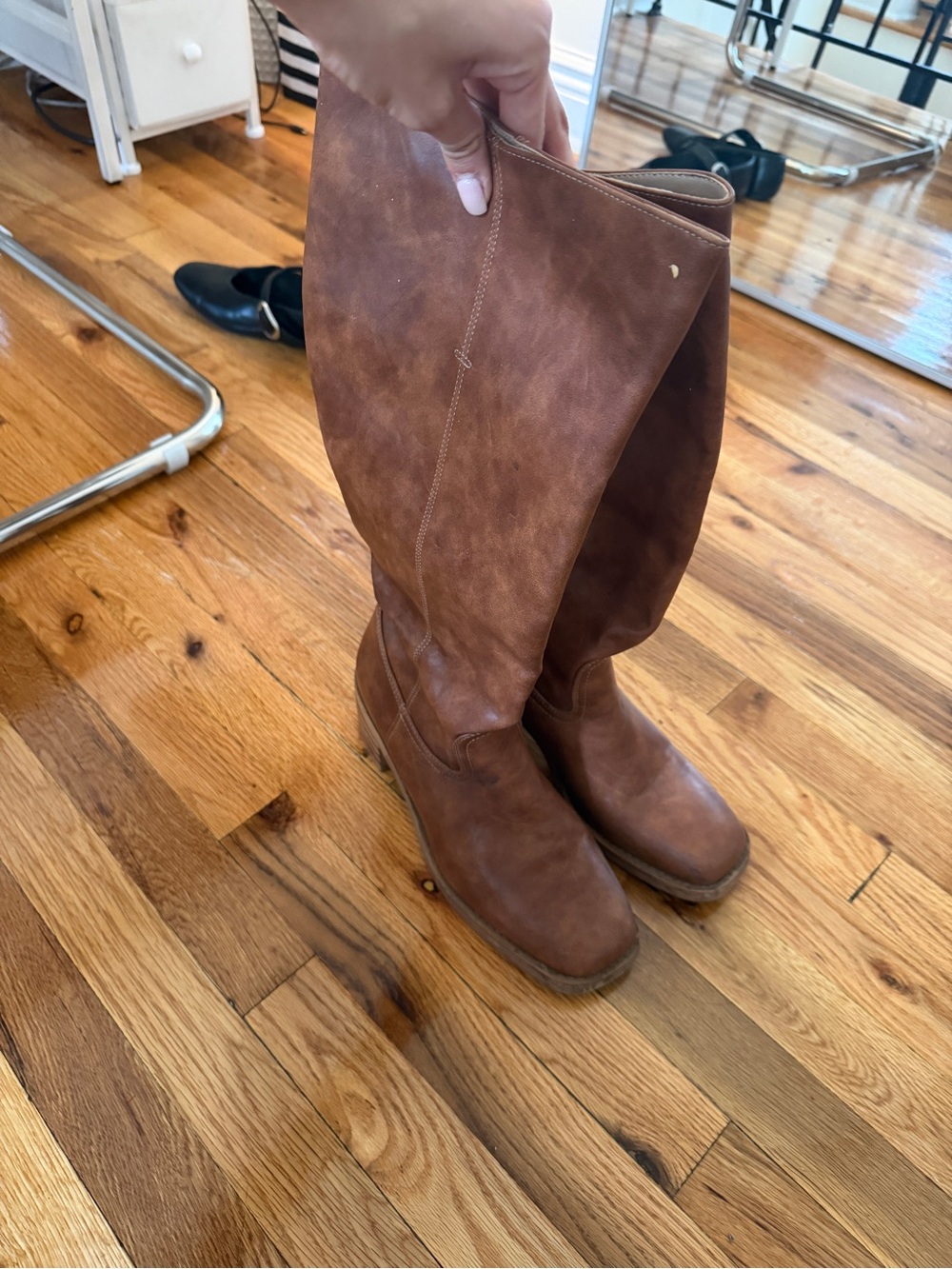 Classic Women's Tall Riding Boots - Brown